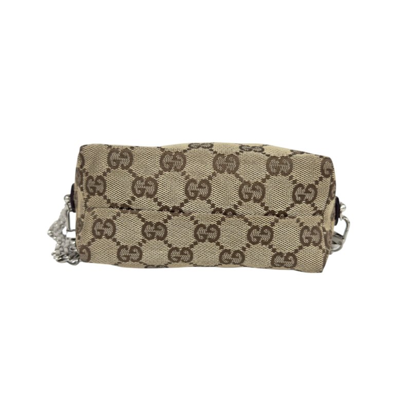 GUCCI *自加鏈>送無品牌扣+無品牌鏈帶* 斜揹 迷你小包-12