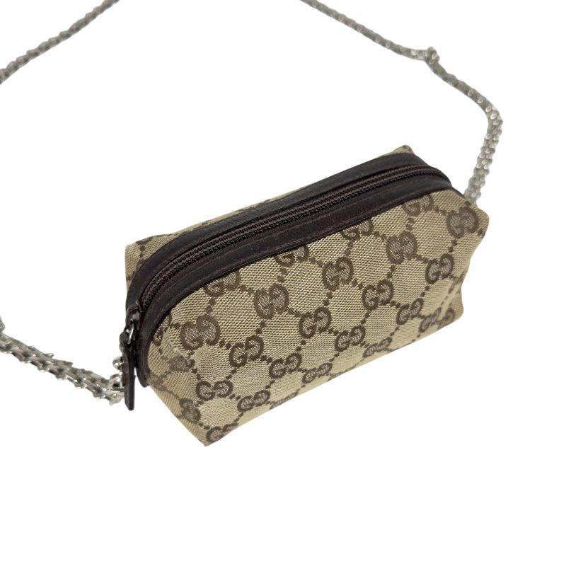 GUCCI *自加鏈>送無品牌扣+無品牌鏈帶* 斜揹 迷你小包-13