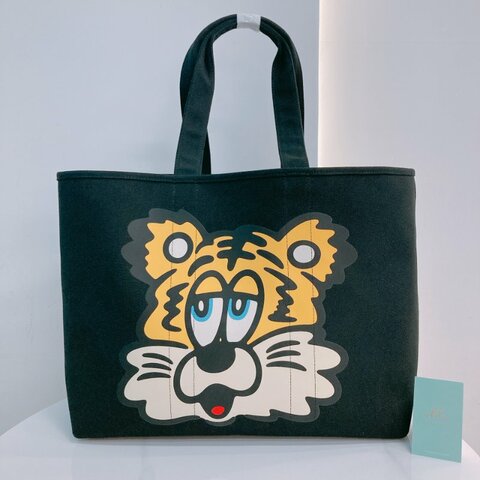 MS0625 Kenzo x Verdy Utility 凱卓 高田賢三 設計師 聯乘 托特包 帆布 大號 黑色 Tote Bag Large Canvas Black