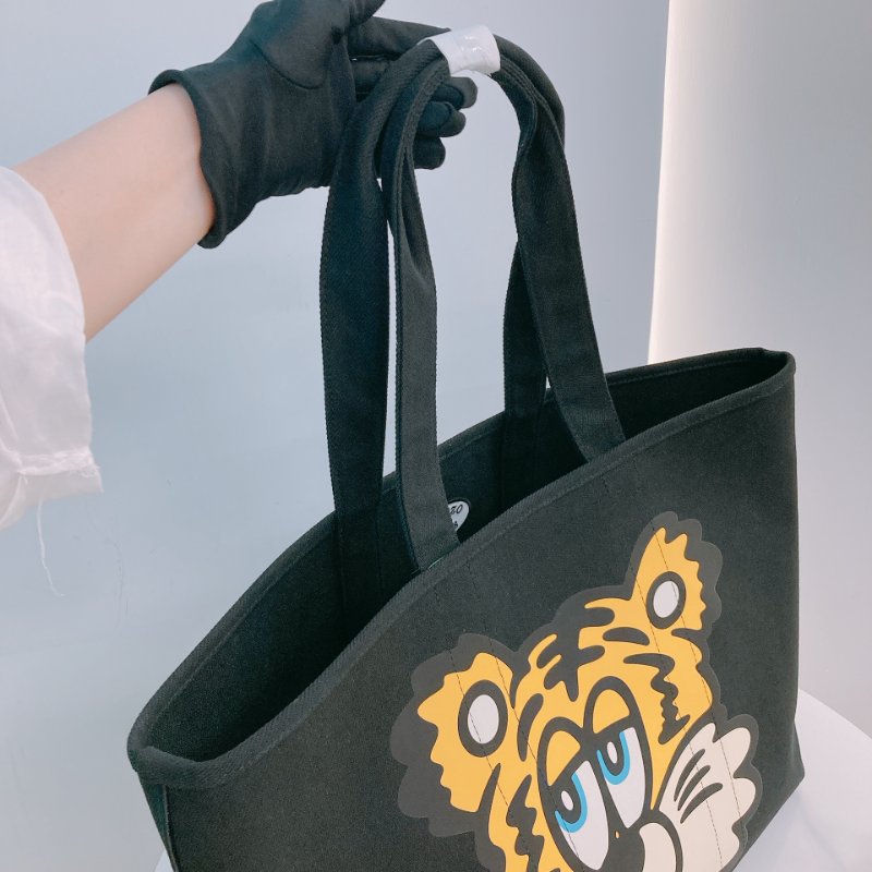 MS0625 Kenzo x Verdy Utility 凱卓 高田賢三 設計師 聯乘 托特包 帆布 大號 黑色 Tote Bag Large Canvas Black-9