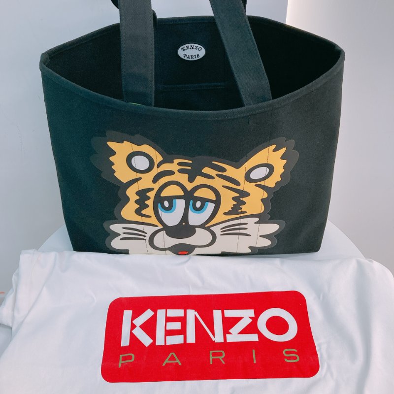 MS0625 Kenzo x Verdy Utility 凱卓 高田賢三 設計師 聯乘 托特包 帆布 大號 黑色 Tote Bag Large Canvas Black-15
