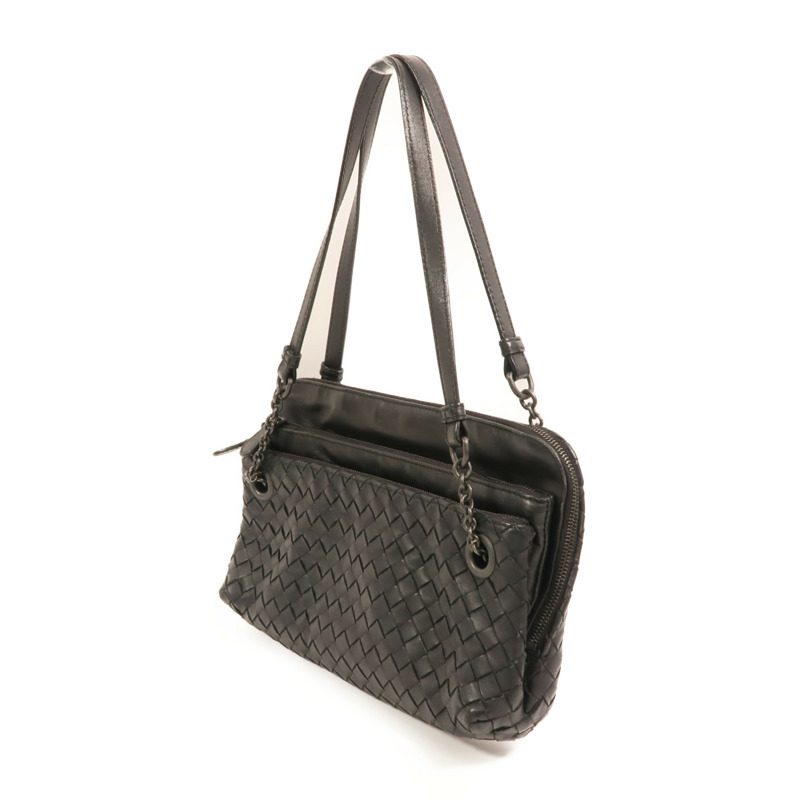 BOTTEGA VENETA 牛皮皮革Shoulder Bag鏈帶肩背袋-2
