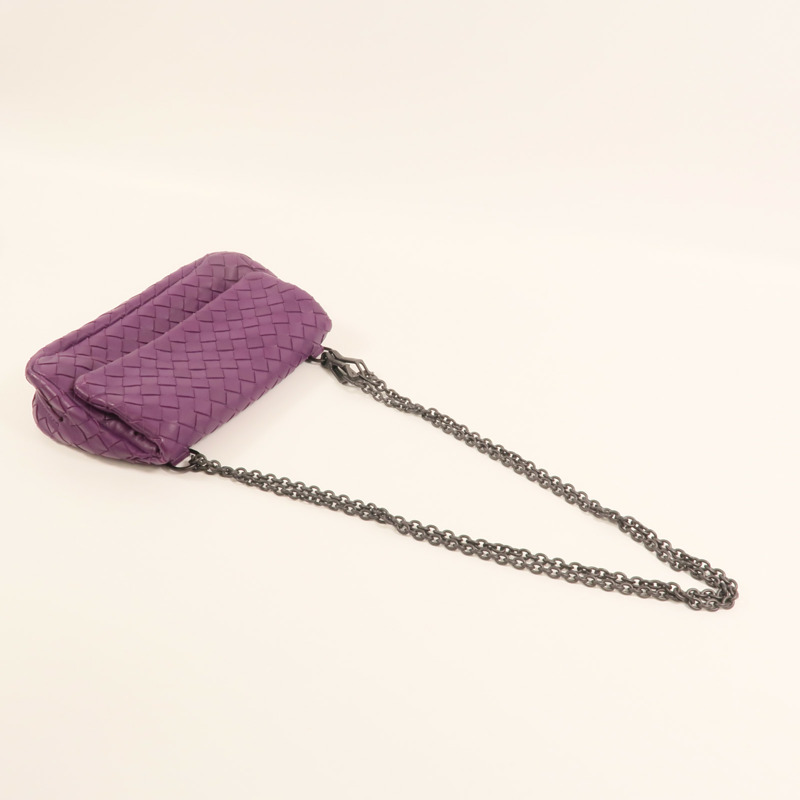 BOTTEGA VENETA 牛皮皮革Shoulder Bag鏈帶肩背袋-8