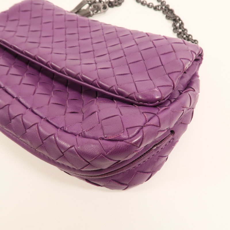 BOTTEGA VENETA 牛皮皮革Shoulder Bag鏈帶肩背袋-10