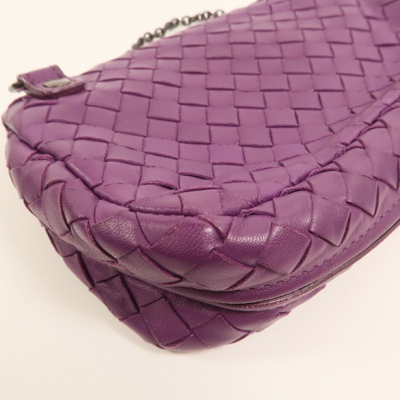 BOTTEGA VENETA 牛皮皮革Shoulder Bag鏈帶肩背袋-13