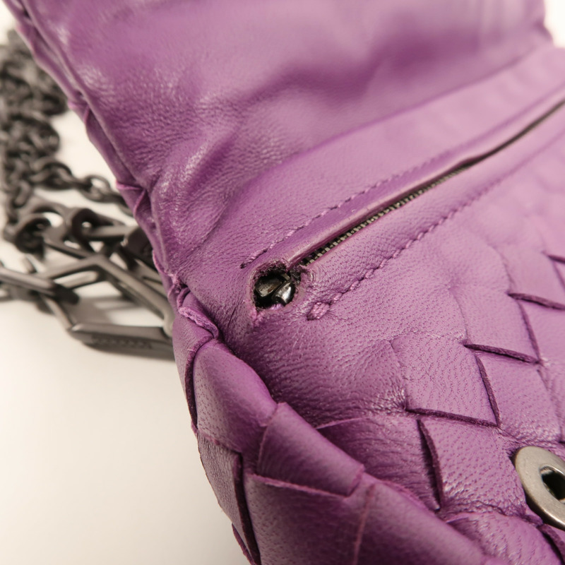 BOTTEGA VENETA 牛皮皮革Shoulder Bag鏈帶肩背袋-14