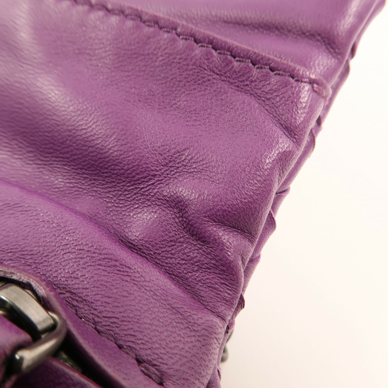 BOTTEGA VENETA 牛皮皮革Shoulder Bag鏈帶肩背袋-15