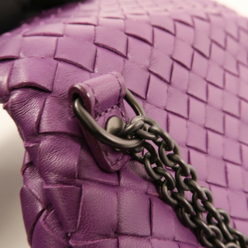 BOTTEGA VENETA 牛皮皮革Shoulder Bag鏈帶肩背袋-16