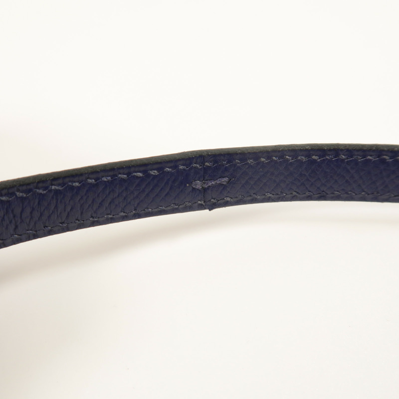 HERMES Epsom皮革Constance Elan肩背袋Bleu Saphir-15