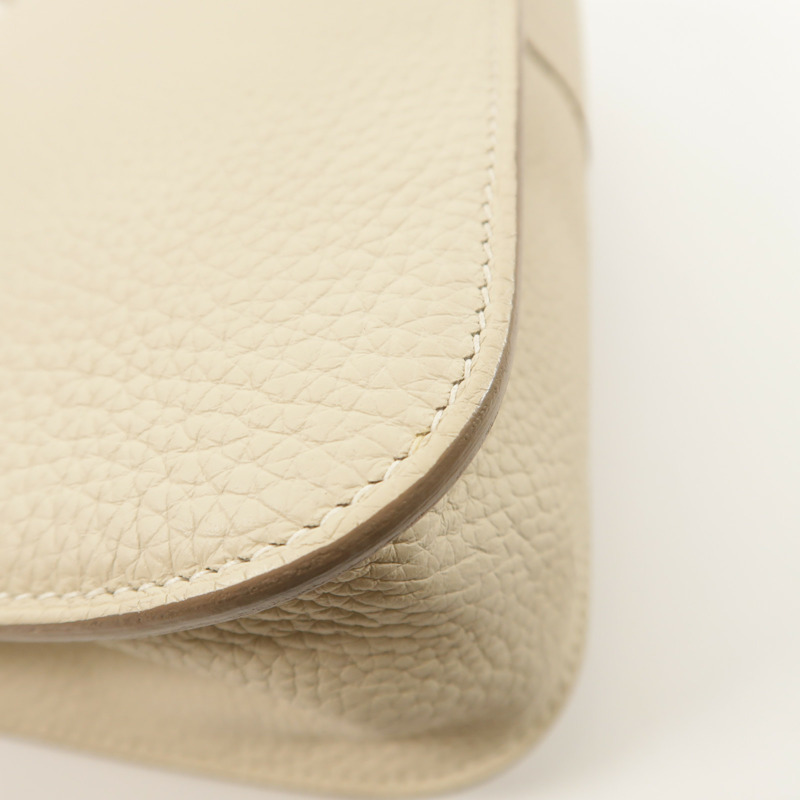 HERMES 牛皮皮革Halzan 25手挽肩背兩用袋Craie-12