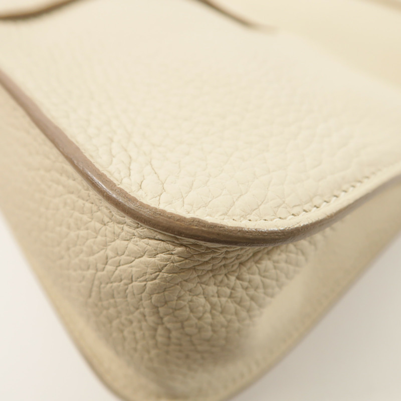 HERMES 牛皮皮革Halzan 25手挽肩背兩用袋Craie-13