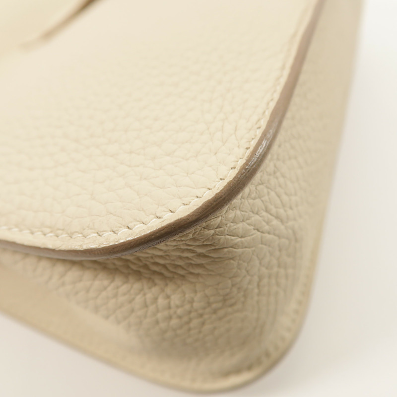 HERMES 牛皮皮革Halzan 25手挽肩背兩用袋Craie-14