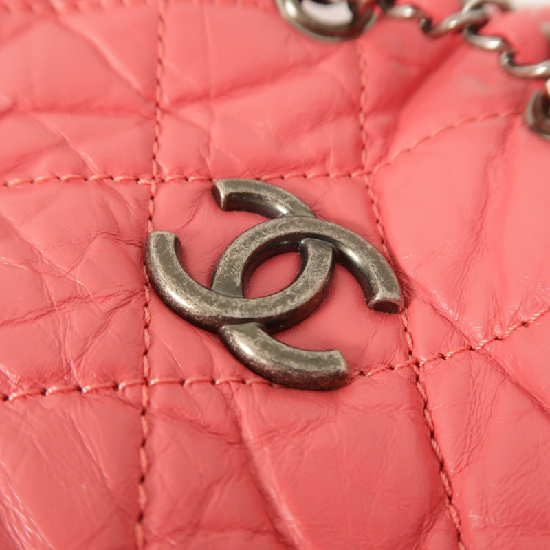 CHANEL 牛皮皮革Gabrielle Backpack鏈帶肩背袋-8
