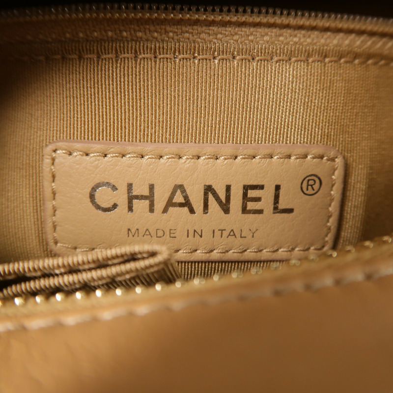 CHANEL 牛皮皮革Gabrielle Small鏈帶肩背袋-5