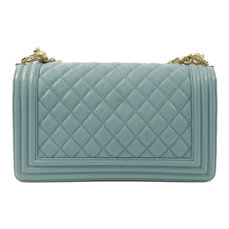 CHANEL 牛皮皮革Boy 25鏈帶肩背袋-1