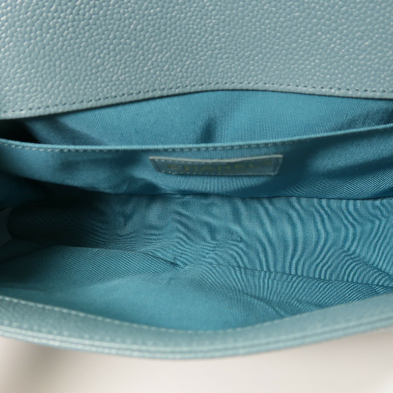 CHANEL 牛皮皮革Boy 25鏈帶肩背袋-4