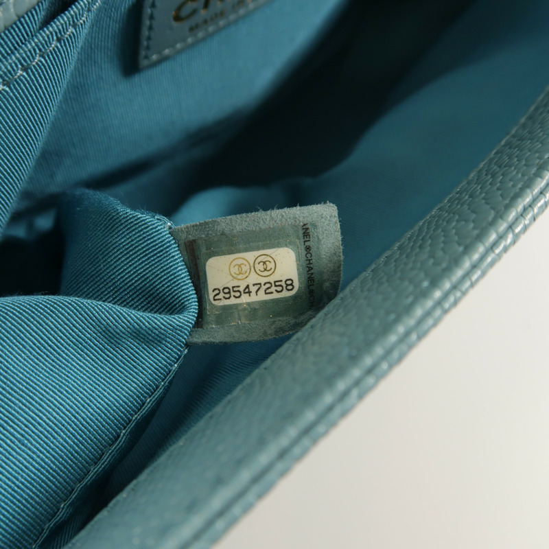 CHANEL 牛皮皮革Boy 25鏈帶肩背袋-6