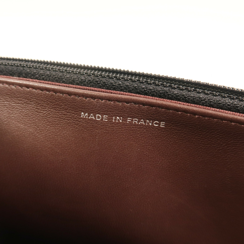 CHANEL 羊皮皮革WOC Wallet On Chain銀扣鏈帶肩背袋-9