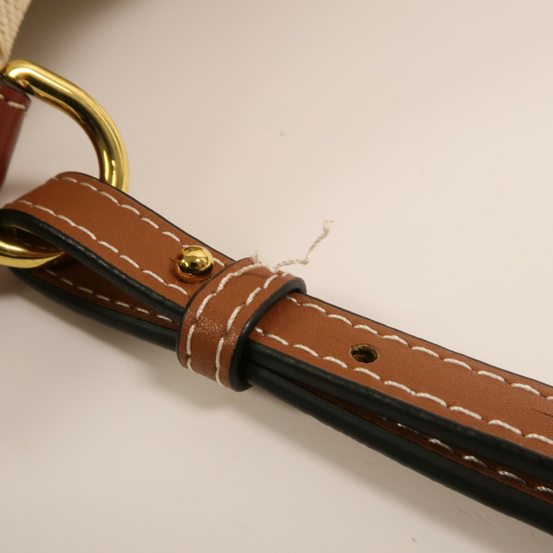 Chloe 帆布Woody Small金扣手挽肩背兩用袋-14