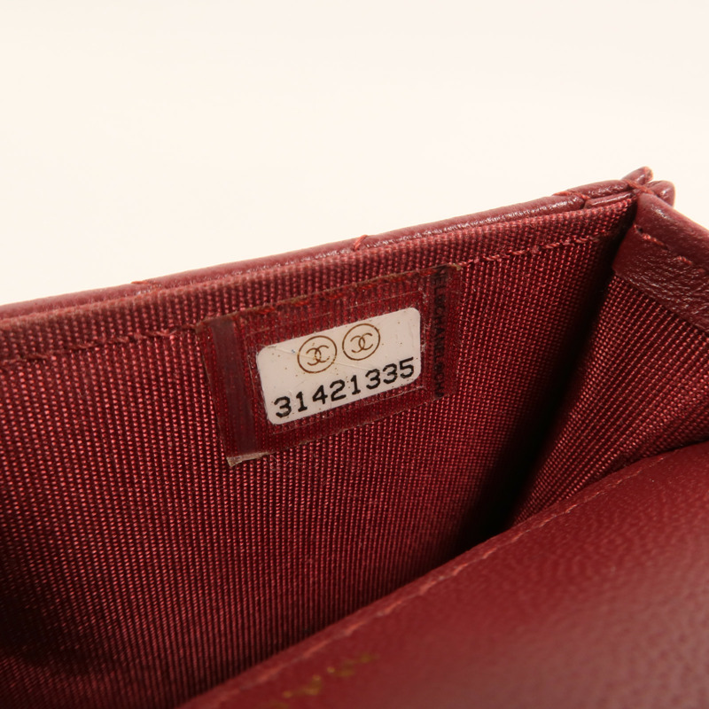 CHANEL 羊皮皮革Top Handle Flap金扣手挽肩背兩用袋-6