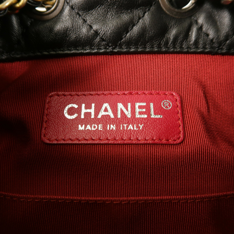 CHANEL 牛皮皮革Gabrielle Backpack背包-5