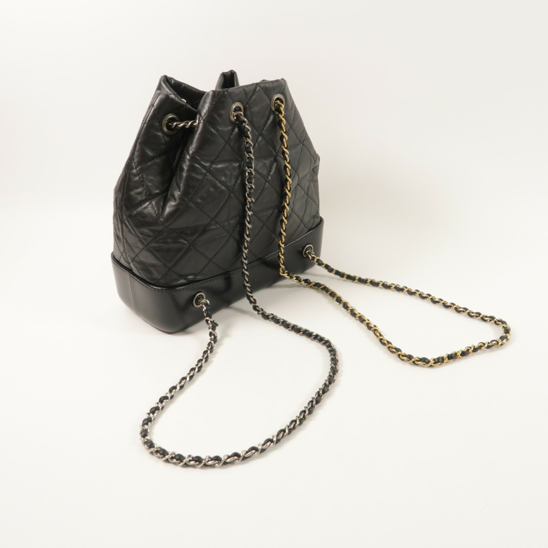 CHANEL 牛皮皮革Gabrielle Backpack背包-8