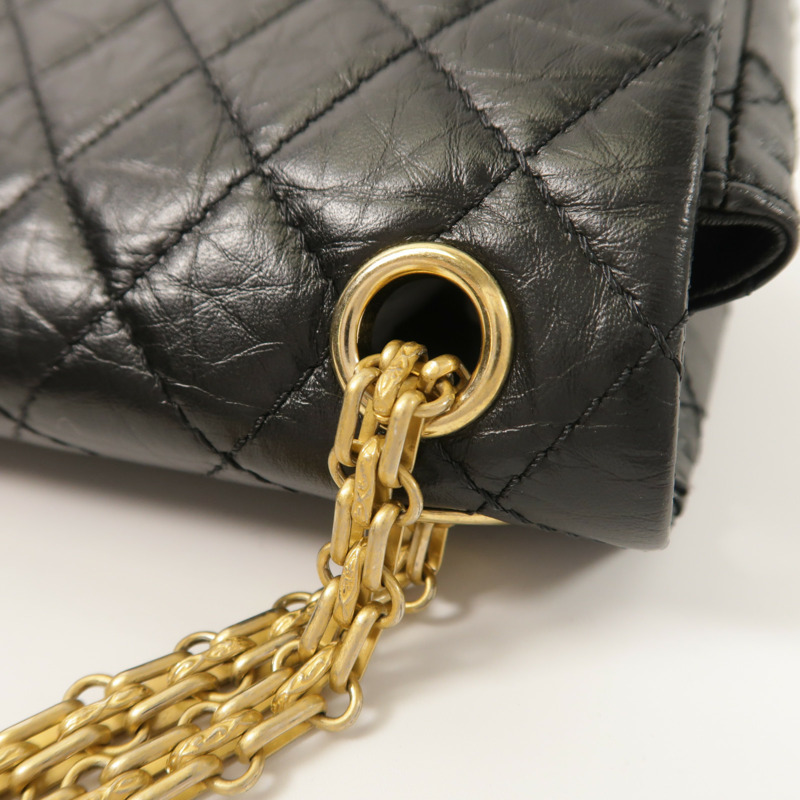 CHANEL 牛皮皮革2.55 Mini鏈帶肩背袋-17