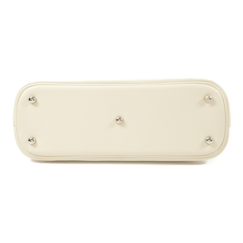 HERMES Evercolor皮革Bolide 1923手挽肩背兩用袋Blanc/Lime-3