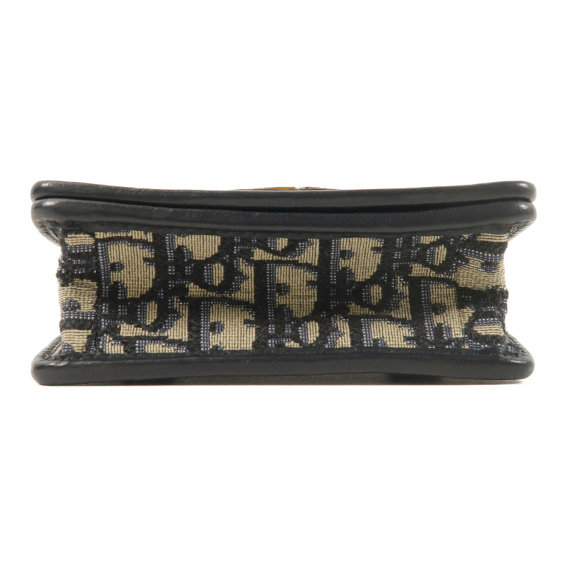 Dior 帆布/羊皮皮革30 Montaigne Nano鏈帶肩背袋-3