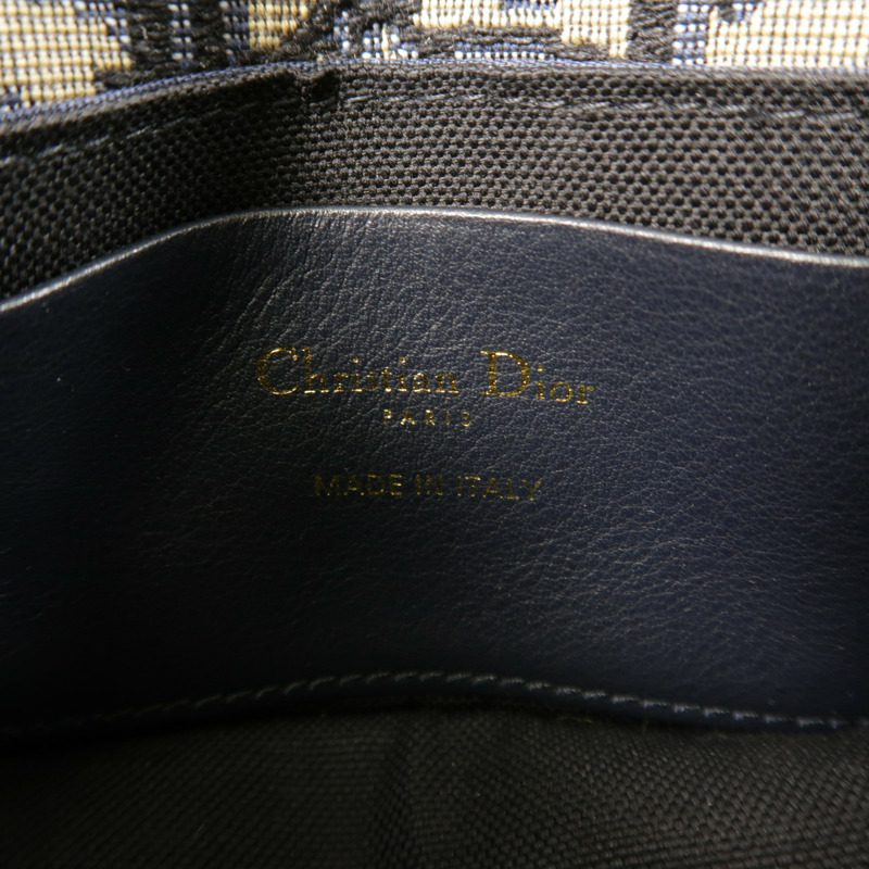 Dior 帆布/羊皮皮革30 Montaigne Nano鏈帶肩背袋-5