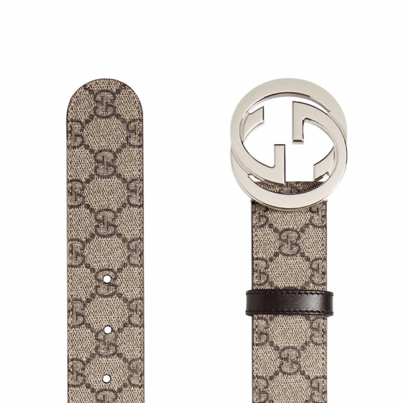 Gucci 男士 互扣式雙G帶扣腰帶70 75 80 85 90 95 100 105 110 115 120碼4cm-2