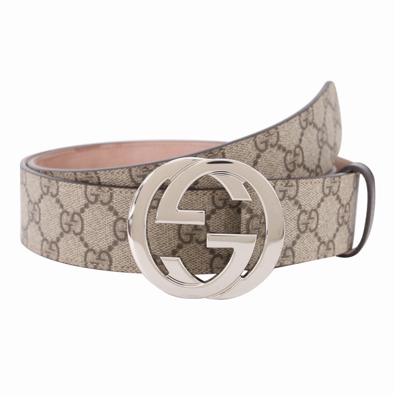 Gucci 男士 互扣式雙G帶扣腰帶70 75 80 85 90 95 100 105 110 115 120碼4cm-4