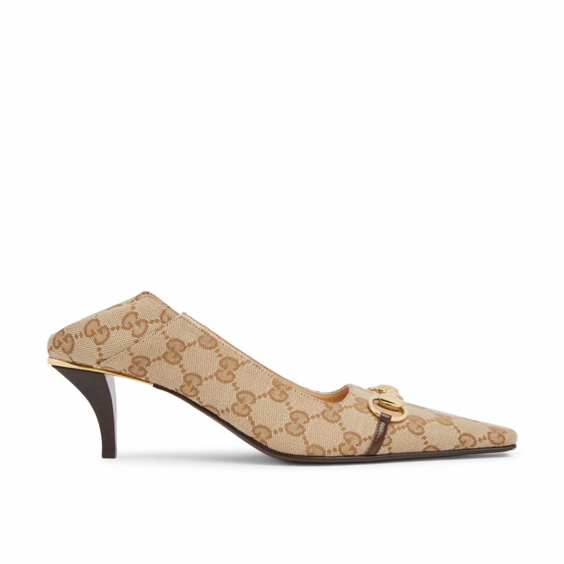 Gucci 女士 Vittoria系列淺口鞋35 35.5 36 36.5 37 37.5 38 38.5 39 39.5 40 40.5 41 41.5 42 43碼跟高: 5.5cm-1