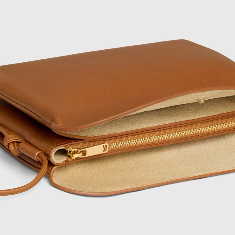 Celine 女士 TRIO 翻蓋單肩包均碼碼22.5cm*3.5cm*13cm-4