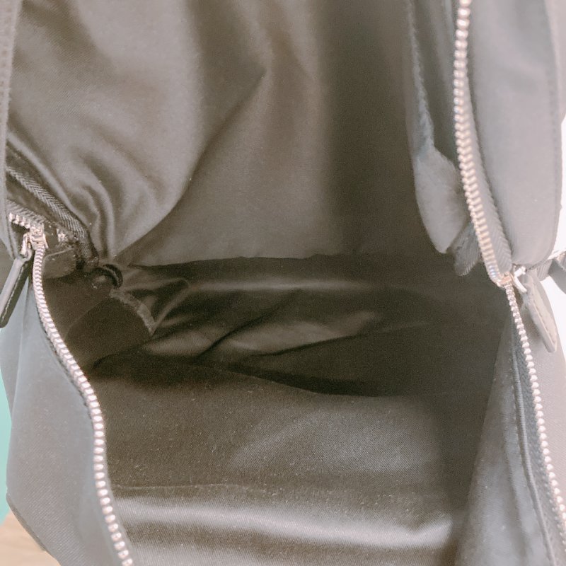 MS0626 Kenzo 凱卓 高田賢三 雙肩包 背包  尼龍 帆布 黑色 銀扣 Graphy Backpack Leather and Nylon Black x PHW-13