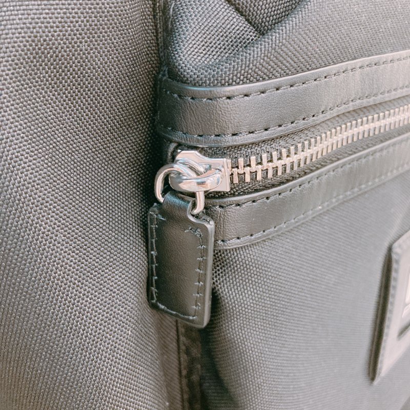 MS0626 Kenzo 凱卓 高田賢三 雙肩包 背包  尼龍 帆布 黑色 銀扣 Graphy Backpack Leather and Nylon Black x PHW-14