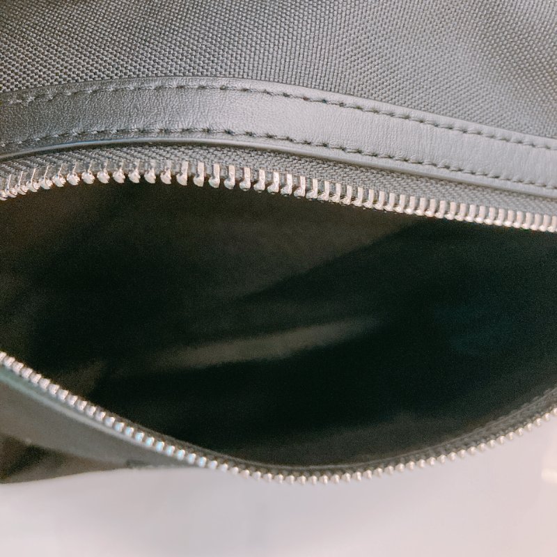 MS0626 Kenzo 凱卓 高田賢三 雙肩包 背包  尼龍 帆布 黑色 銀扣 Graphy Backpack Leather and Nylon Black x PHW-15