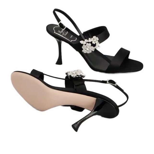 Roger Vivier 女士 Efflorescence 高跟涼鞋36 36.5 37 37.5 38 38.5 39 39.5 40 41 41.5 42碼-1