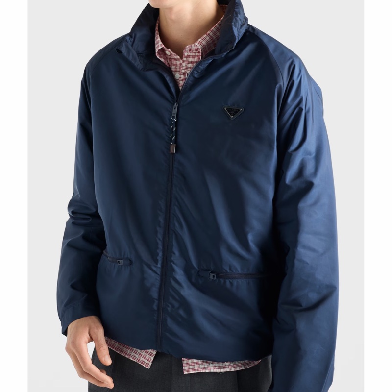 Prada 男士 高領長袖休閒夾克IT-46 IT-48 IT-50 IT-52 IT-54 IT-56碼-5