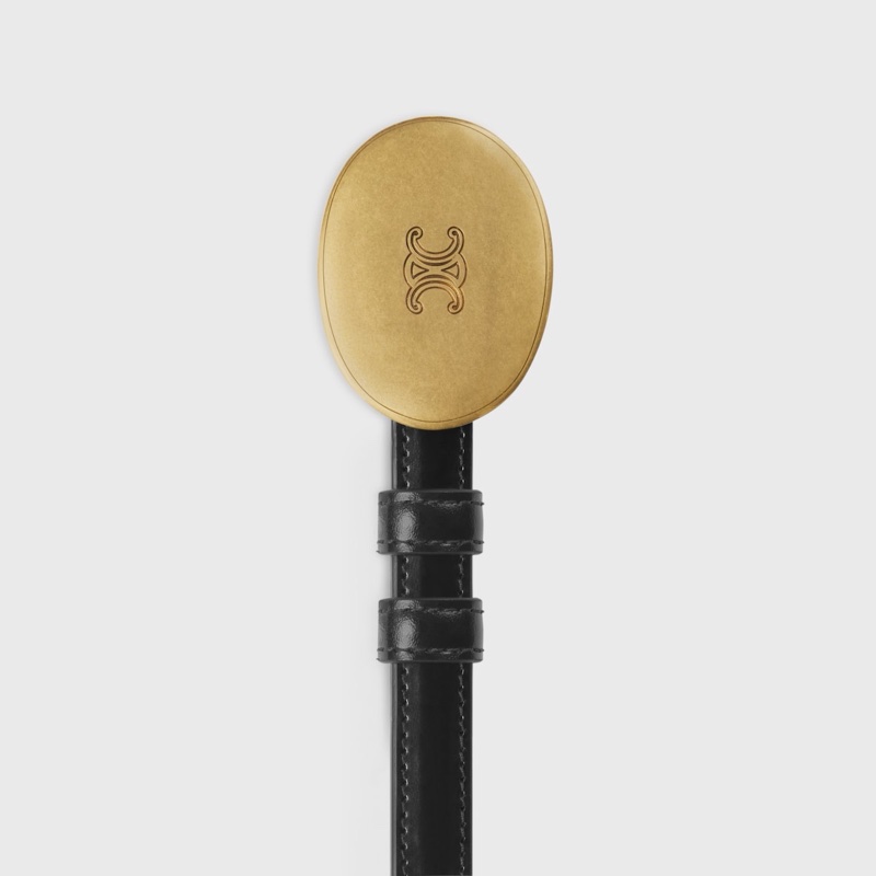 Celine 女士 THIN PLATE 皮帶70 75 90碼1.3cm-4