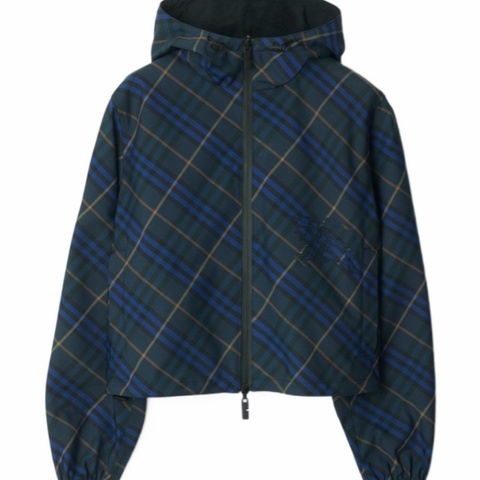 Burberry 女士 格紋長袖夾克XS S碼