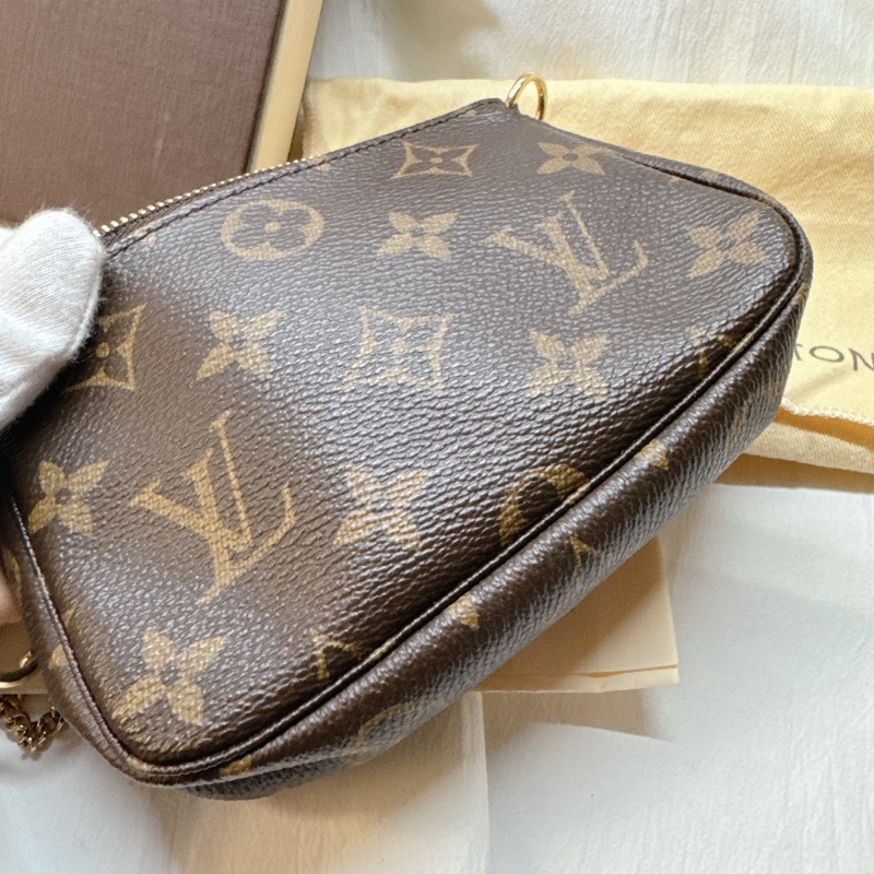全新Louis Vuitton 老花迷你麻將包Monogram mini LV麻將包 LV手提包-3