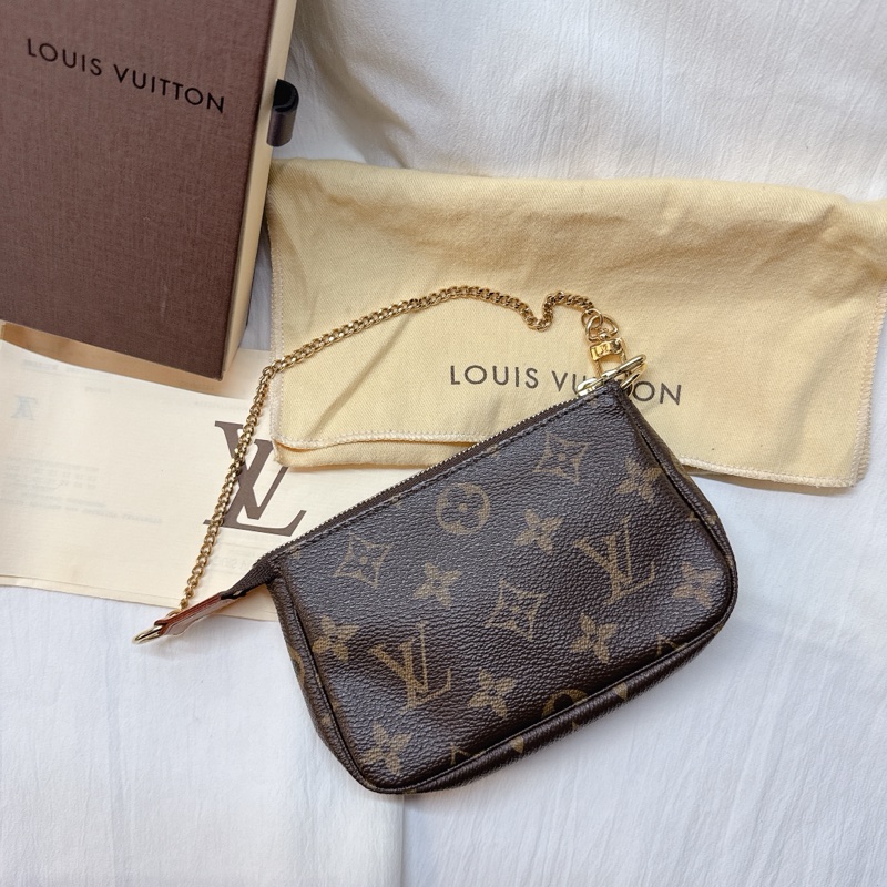 全新Louis Vuitton 老花迷你麻將包Monogram mini LV麻將包 LV手提包-5