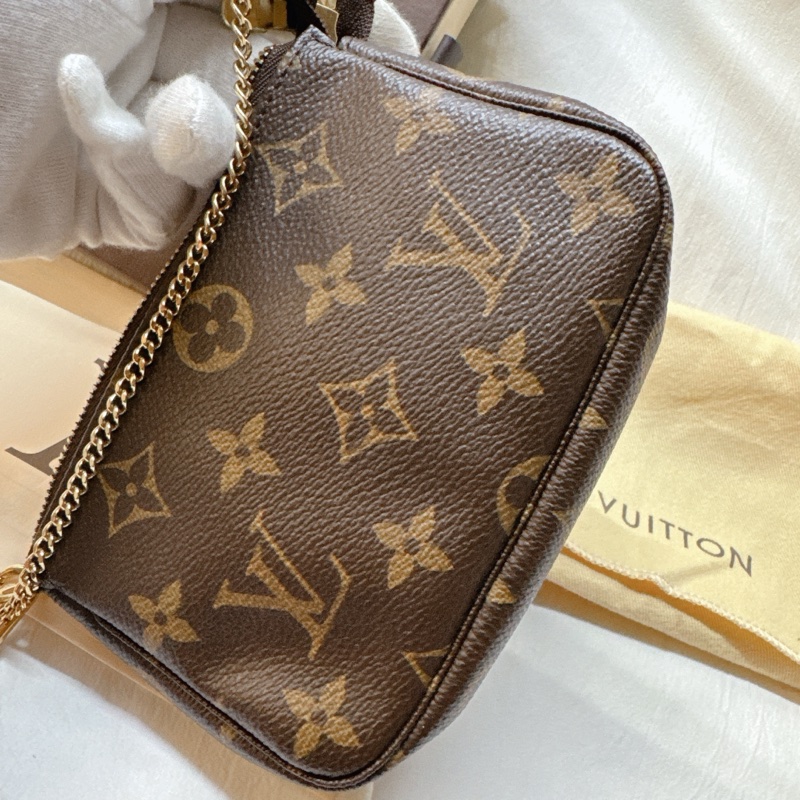 全新Louis Vuitton 老花迷你麻將包Monogram mini LV麻將包 LV手提包-6