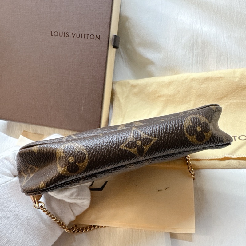 全新Louis Vuitton 老花迷你麻將包Monogram mini LV麻將包 LV手提包-7