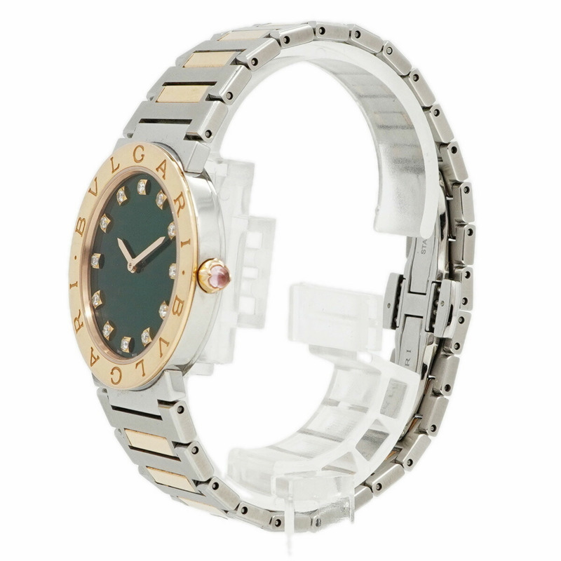 寶格麗 BBP33SG 綠色錶盤女士腕錶-1