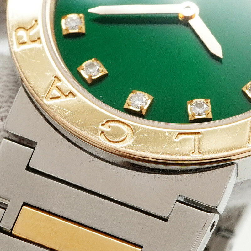 寶格麗 BBP33SG 綠色錶盤女士腕錶-6