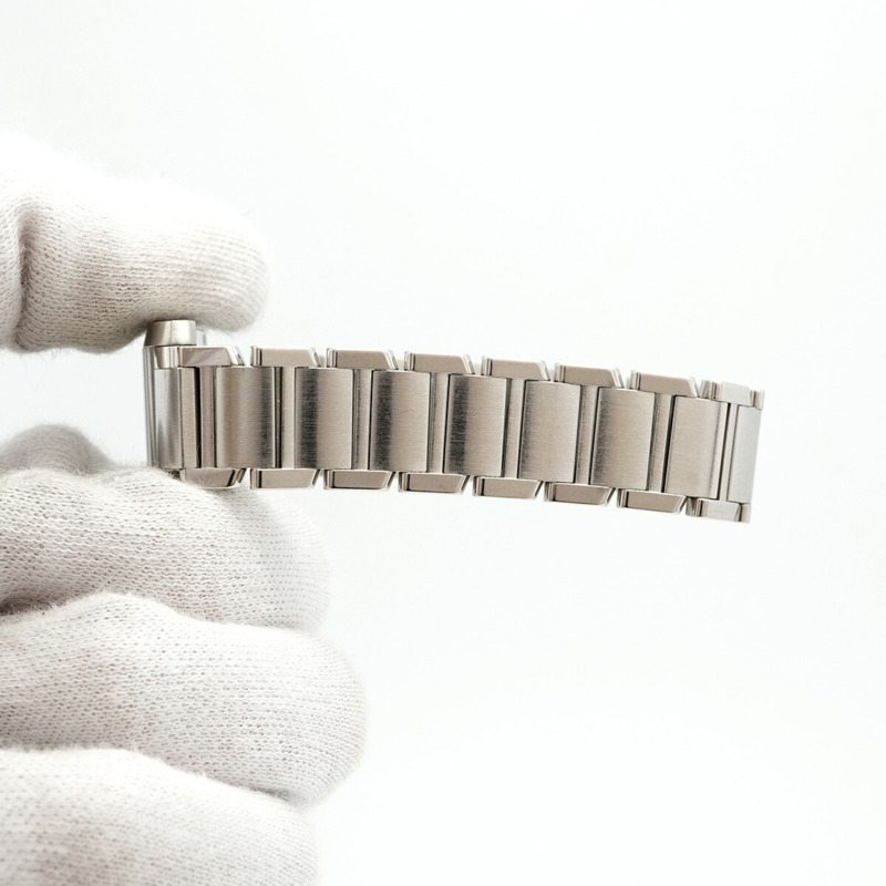 卡地亞 Tank Française SM W51008Q3 象牙色錶盤女士腕錶-5