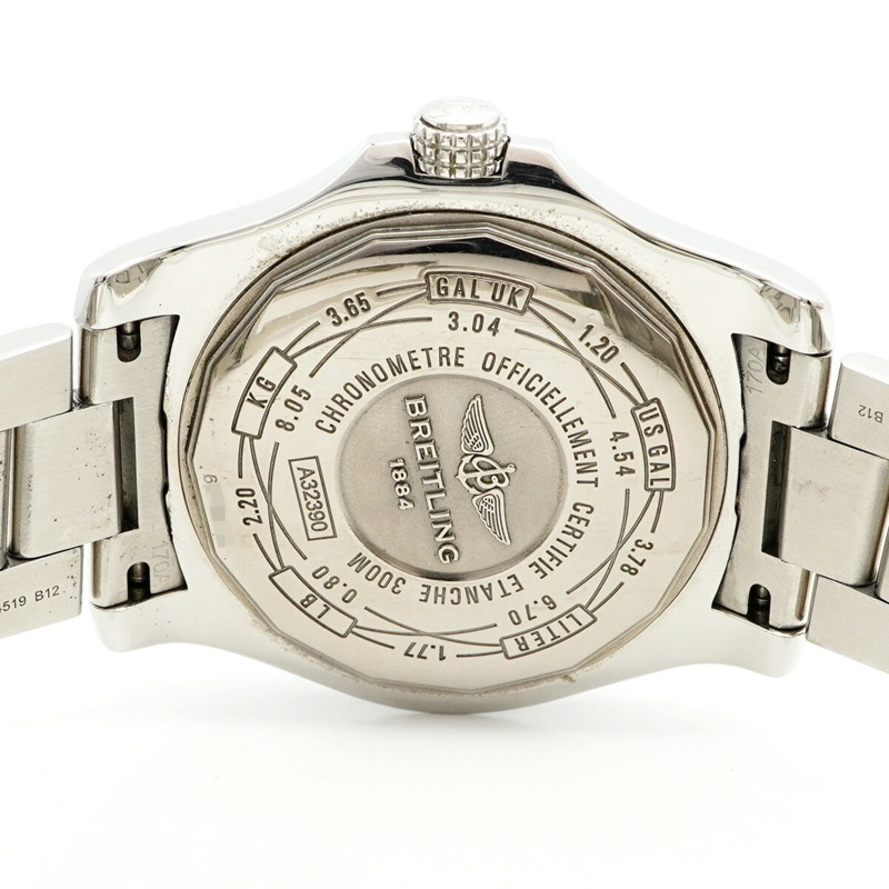 百年靈復仇者二代 A32390 藍色錶盤男士腕錶-4