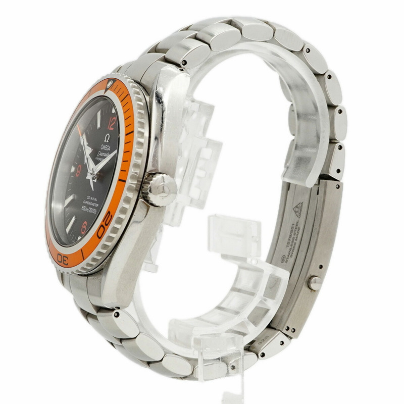 歐米茄海馬系列 2209.50 黑色錶盤男士腕錶-1